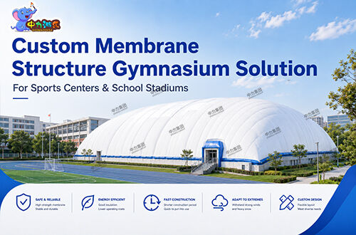 Latest company Solutions about Custom Membrane Structure Gymnasium Solution for Sports Centers and School Stadiums