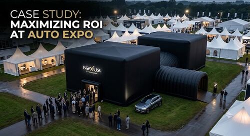 Case Study: Maximizing ROI at an International Auto Expo Using a Giant Inflatable Tunnel Tent