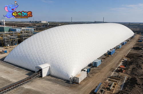 Latest company Solutions about Large Rectangular Excavation Air Dome Creates a Clear Working Envelope for an Industrial Foundation Pit
