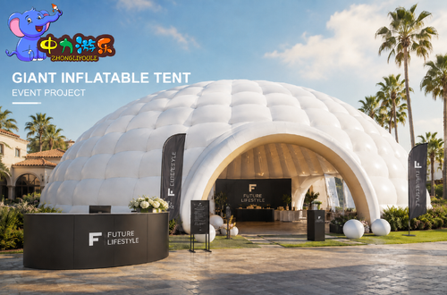 Latest company Solutions about Giant Inflatable Tent Project Example: Custom Event Space for Outdoor Brand Activities