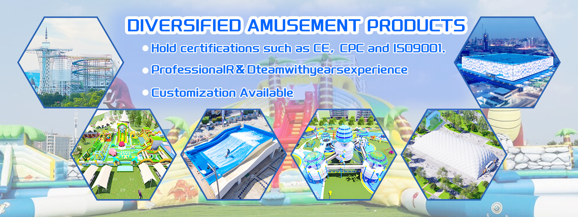 গুণ inflatable বাউন্সি দুর্গ কারখানা