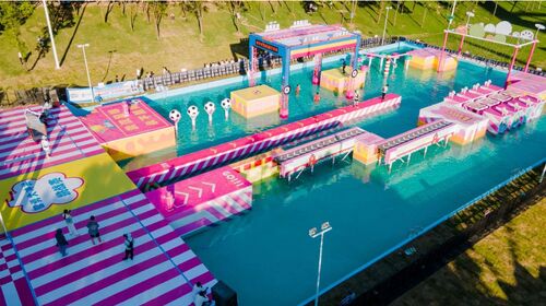 latest company news about Entertainment outdoor electric obstacle course