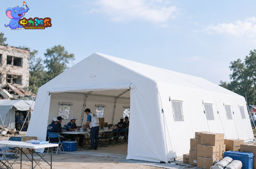 latest company news about Giant Inflatable Tent Solutions for Earthquake Relief and Emergency Rescue