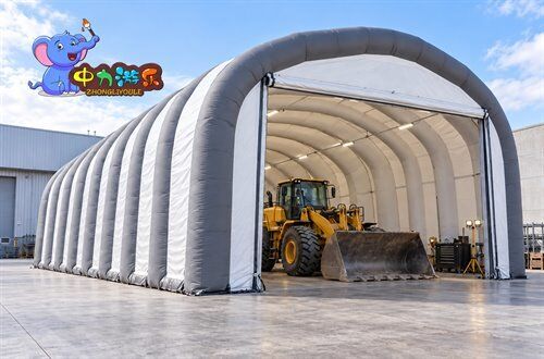 Tin tức công ty mới nhất về How to Plan an Inflatable Maintenance Shelter for Large Vehicles and Equipment