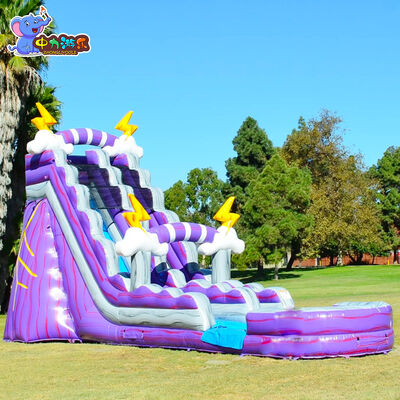 Outdoor Water Park Inflatable Water Slide Inflatable Castle Slide