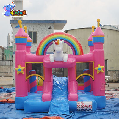 Bon prix Château Gonflable Personnalisé Licorne pour Enfants - Structure Gonflable Sauteuse en ligne