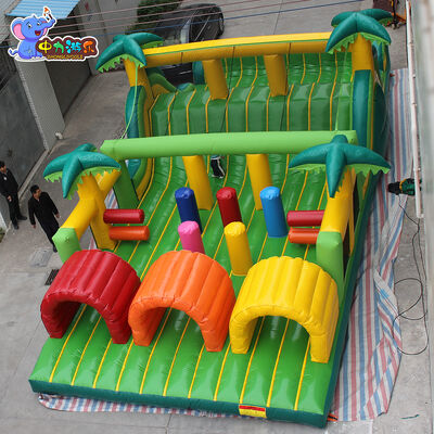 Harga yang bagus Kustomisasi Inflatable Bouncy Castle Inflatable Obstacle Course Jumping Castle on line