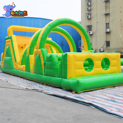 Harga yang bagus Permainan Olahraga Kastil Bouncing Inflatable Kursus Hambatan Inflatable Jumping Castle on line