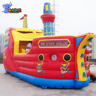 Harga yang bagus Kapal Bajak Laut Ukuran Besar Tema Inflatable Bouncy Castle Inflatable Anak Taman bermain on line