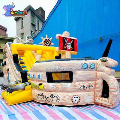 Buon prezzo Castello gonfiabile gonfiabile a tema nave pirata all'aperto Parco divertimenti gonfiabile in linea