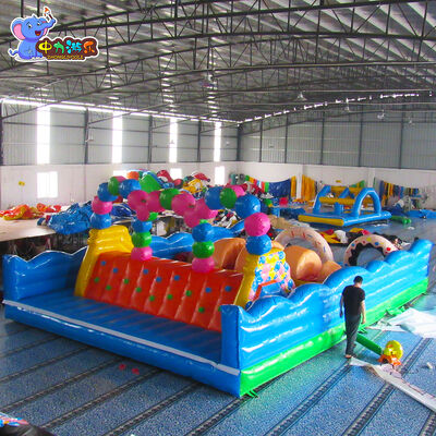 Buon prezzo Recreazione all'aperto Parco acquatico gonfiabile Bouncy Castle Corso di ostacoli gonfiabile in linea