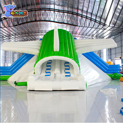 Buon prezzo Scivolo d'acqua gonfiabile a tema aereo, grande, per esterni in linea