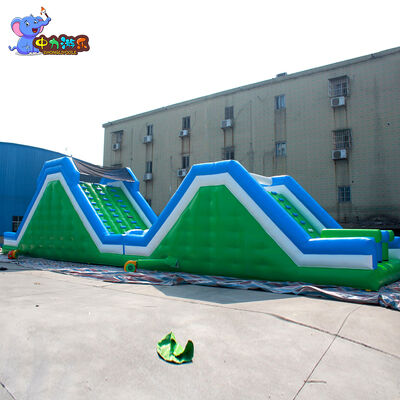Buon prezzo Scivolo d'acqua gonfiabile personalizzato con gioco sportivo a ostacoli all'aperto in linea