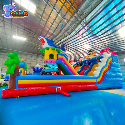 Bon prix Thème de l'océan Château gonflable gonflable maison gonflable en ligne