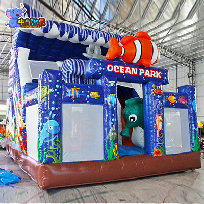 Buon prezzo Cartoon Inflatabile Castello Salta Bambini Salto Castello Inflatabile Trampolino in linea