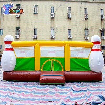 Good price Bowling Theme Inflatable Bouncy Castle Outdoor Bounce House Inflatable Castle online