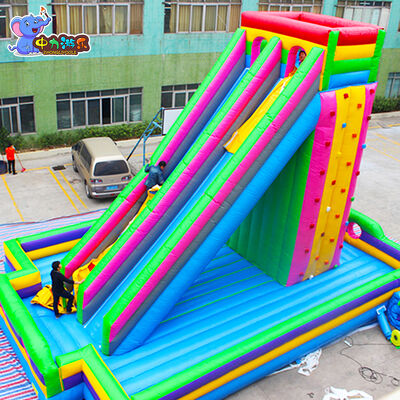 Buon prezzo Scivolo gonfiabile gigante all'aria aperta Adulti Scalatore arrampicata in linea