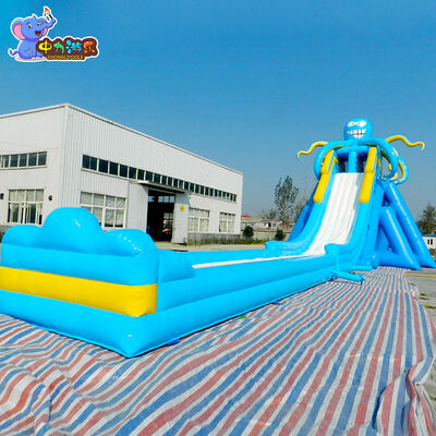 Good price Large Octopus Inflatable Water Slide Bouncy Castle Paddling Pool Customized online