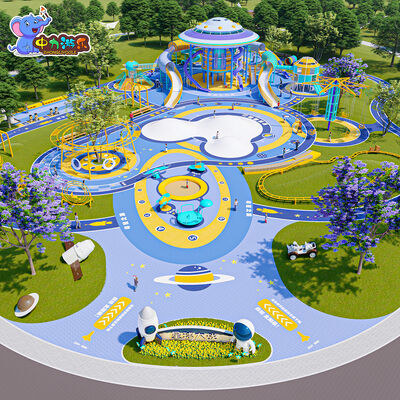 Goede prijs Planet Thema Buiten Kinder Speeltuin Apparatuur Grote Amusement Apparatuur online