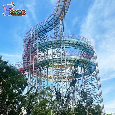 Goede prijs Aanpasbare Buiten Lange Baan Glas Waterglijbaan Attractiepark Uitrusting online