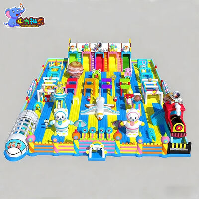 Buen precio Al aire libre Gran castillo inflable en línea