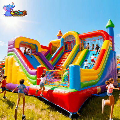 quality Customization Inflatable Bouncy Castle Slide Inflatable Water Slide factory