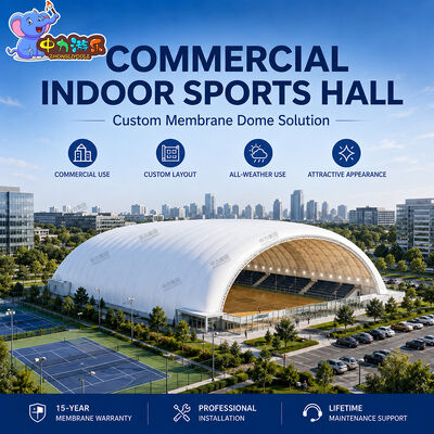 Bom preço Cúpula de esportes personalizada com suporte aéreo para ginásio escolar e salão comercial de esportes indoor on-line