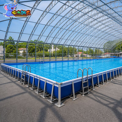 Good price Heavy Duty Metal Frame Swimming Pool For Resort And Hotel online