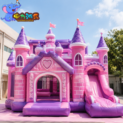 Bon prix Château gonflable de princesse personnalisé pour fêtes et événements d'enfants en ligne