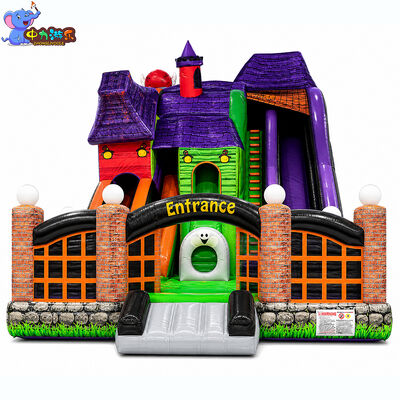 قیمت خوب هالووین تجاری Combo Bounce House بادی آنلاین