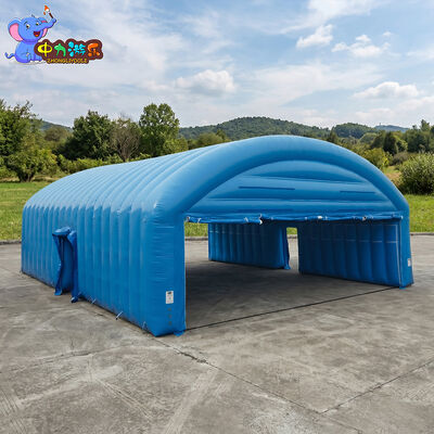 Buon prezzo Grande rifugio gonfiabile per veicoli tenda gonfiabile gigante garage portatile per stoccaggio della flotta, manutenzione e laboratorio temporaneo In linea