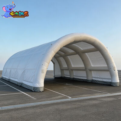Buon prezzo Tenda gonfiabile gigante personalizzata con largo ingresso per parcheggio della flotta, concessionario di auto, garage di servizio temporaneo e progetti commerciali In linea
