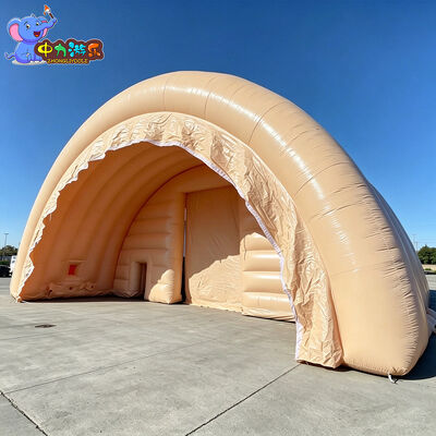 Bom preço Large Air Rib Vehicle Shelter para armazenamento de vários carros, operações de frota, colocação de revendedores, serviço temporário e projetos comerciais On-line