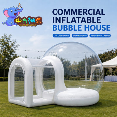 Bom preço Casa Bolha Inflável Comercial, Domo Bolha de PVC Transparente para Aluguel de Festa, Cabine de Fotos de Casamento On-line