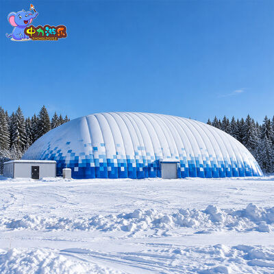 Good price Custom Cold Climate Storage Air Dome Air Supported Warehouse for Bulk Materials Pallet Storage and Winter Operations online