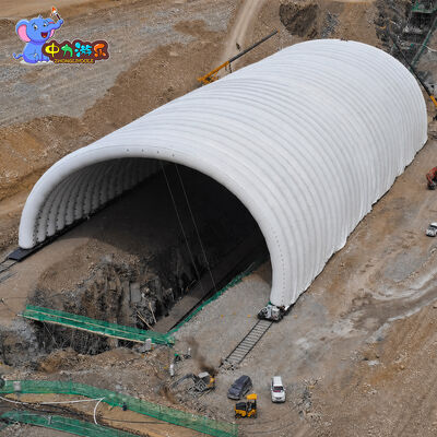 Good price Giant Inflatable Excavation Shelter Sealed Air Rib Construction Tent for Foundation Pits Civil Engineering and Temporary Work Sites online
