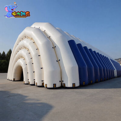 Good price Giant Inflatable Tent Modular Sealed Air Rib Shelter for Industrial Storage Temporary Workspace Equipment and Commercial Projects online